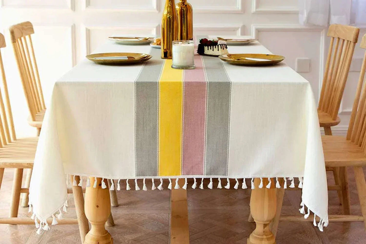 Tablecloth Example How To Select the Right Size Tablecloth for Your Table [Example ...