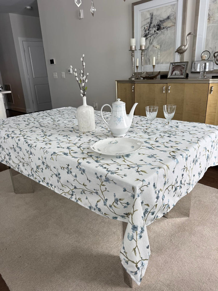 White & Wedgewood Blue